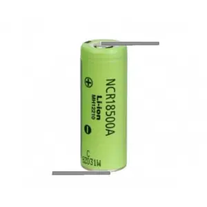 Acumulator 18500 LI-ION 3.6V 1900mAh 3.8A Panasonic NCR18500A cu lamele sudate in S