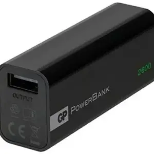 Acumulator portabil powerbank GP 2600mAh negru 1C02AB