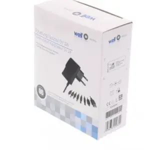 Adaptor AC/DC Universal 5V 2A 8 mufe DC Well