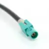 Adaptor antena 1x Fakra-Z tata - Phantom Power Supply activ - ISO tata AUDI MERCEDES-BENZ SEAT SKODA VW CITROEN PEUGEOT Carguard - imagine 2