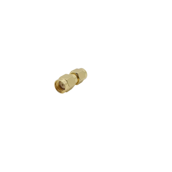 Adaptor antena wifi RF coaxial convertor RP-SMA tata la RP-SMA tata 50ohm de inalta calitate cupru placat cu aur - imagine 2
