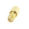 Adaptor antena wifi RF convertor coaxial RP-SMA tata la RP-SMA mama 50ohm de inalta calitate cupru placat cu aur - imagine 2