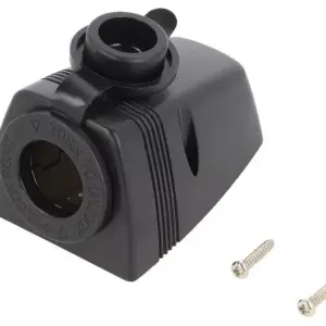 Adaptor 12V-24V USB 2.1A QC3.0 cu montare in locul brichetei auto cu voltmetru