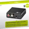 Adaptor AUDIO DIGITAL la ANALOG TOSLINK la 2x RCA +JACK 3.5 mm Goobay - imagine 5