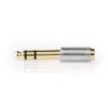 Adaptor Audio JACK 6.35 mm tata - JACK 3.5 mm mama metal argintiu Nedis