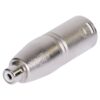 Adaptor audio tata XLR - RCA mama metal BST 18-5580 - imagine 2