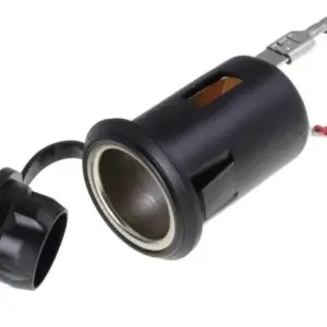 Adaptor 12V-24V USB 2.1A QC3.0 cu montare in locul brichetei auto cu voltmetru