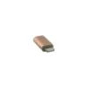 Adaptor conector mama Micro USB - iPhone Ligtning tata auriu Golf - imagine 2