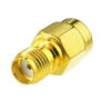 Adaptor convertor antena wifi RF coaxial SMA mama la RP-SMA tata 50ohm de inalta calitate cupru placat cu aur - imagine 2