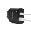 Adaptor de retea USB QC3.0 + USB Type C PD 20W cu incarcare rapida negru Delight 55047BK - imagine 2