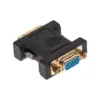 Adaptor DUAL LINK DVI-I 24+5 la VGA mama aurit - imagine 2