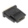 Adaptor DVI-D 24+1 dual link tata - HDMI V1.4 mama High Speed cu Ethernet Full HD aurit Cabletech - imagine 2