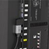 Adaptor HDMI mama-tata la 270 grade 4K Ultra HD 2160p 60Hz placat cu aur negru Goobay 51725 - imagine 2