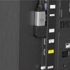Adaptor HDMI mama-tata la 90 grade 4K Ultra HD 2160p 60Hz placat cu aur negru Goobay 51724 - imagine 2
