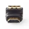 Adaptor HDMI tata conector 90 grade - intrare mama HDMI Nedis - imagine 3