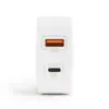 Adaptor incarcator de retea USB +USB Type C PD18W QuickCharge 3.0 cu incarcare rapida alb delight - imagine 2