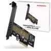 Adaptor Intern PCEM2-N PCI-E 3.0 4x - M.2 SSD NVMe suport SSD pana la 80mm AXAGON - imagine 3