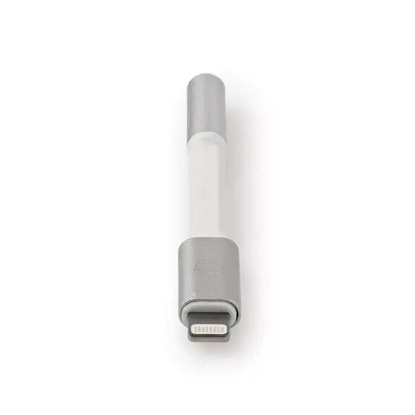 Adaptor iPhone Apple Lightning 8-Pin tata la Jack 3.5 mm mama 0.15m gri Nedis - imagine 2