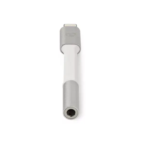 Adaptor iPhone Apple Lightning 8-Pin tata la Jack 3.5 mm mama 0.15m gri Nedis - imagine 3