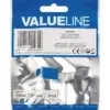 Adaptor iPhone Lightning tata - micro USB mama albastru Valueline - imagine 4