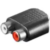 Adaptor Jack 3.5 mm stereo mama la 2x RCA mama Goobay - imagine 2