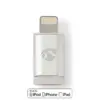 Adaptor Lightning 8-pini tata - Micro USB mama Nedis CCTB39901AL