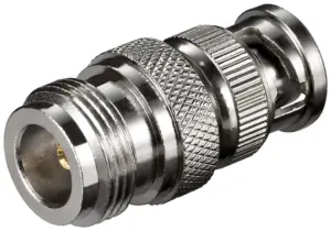 Adaptor N mama la BNC tata Placat cu aur pentru Transmisie Semnal de Calitate Goobay 10521