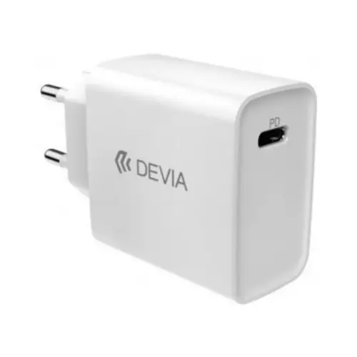 Adaptor Priza Devia C13A Alb 1x USB TYPE C 3A 20W RLC-511-WH