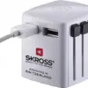 Adaptor priza universal 3 P tata - Schuko mama Skross - imagine 2