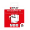 Adaptor priza universal Skross Pro Light USB World 1.302470 - imagine 4