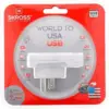 Adaptor priza Universal World - USA cu USB Skross 1.500262 - imagine 4