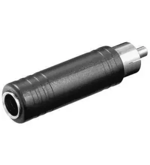 Adaptor RCA la Jack 6.3 mm mono mama Goobay