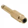Adaptor RCA mama la 6.35 JACK mono tata aurit - imagine 2