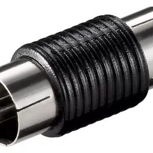 Conector phono aurit negru Neutrik
