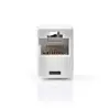 Adaptor retea prelungire Cat5 RJ45 mama - RJ45 mama alb Nedis CCGB89005WT