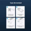 Adaptor SSD/HDD USB2.0 2.5" Orico UTS1-2A-05-BK negru - imagine 3