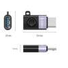 Adaptor tata Micro USB - USB-A mama Orico WBA-BK negru cu gri 32x21x9mm - imagine 2
