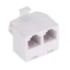Adaptor telefonic 6P4C RJ11 tata la 2 mama - imagine 2
