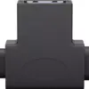 Adaptor USB 3.0 A mama la micro USB tata +USB Type C tata negru Goobay