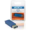 Adaptor USB 3.0 Micro USB B tata 3.0 - USB A mama 3.0 albastru VALUELINE - imagine 3