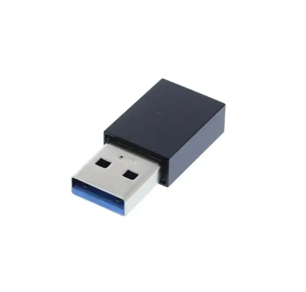 Adaptor USB-A 3.0 tata - USB-C mama negru Well ADAPT-USB3.0/USBC-WL - imagine 2