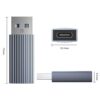 Adaptor USB-A tata - USB Type C mama gri aluminiu Orico AH-AC10-GY 41x17x8.4 mm - imagine 2