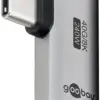 Adaptor USB-C mama - USB-C tata orizontal 90 Thunderbolt3/4 Goobay 74441