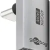 Adaptor USB-C mama - USB-C tata vertical 90 Thunderbolt3/4 Goobay 74442