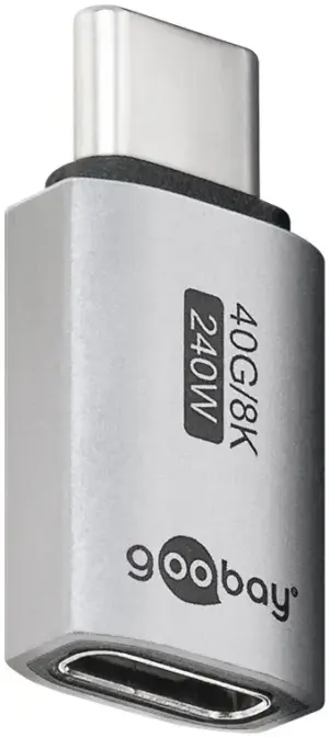 Adaptor USB-C3.1 mama - USB-C tata drept Thunderbolt 3 /4 Goobay 74447