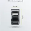 Adaptor USB-C3.1 mama - USB-C tata in forma de U Thunderbolt 3 /4 Goobay 74445 - imagine 4