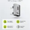 Adaptor USB-C3.1 mama - USB-C tata la 180 in forma de U Thunderbolt 3 /4 Goobay 74446 - imagine 3