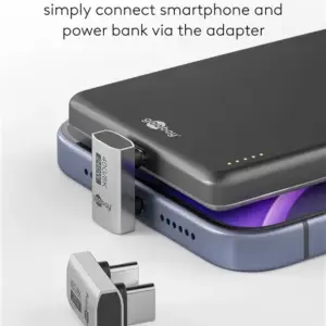 Adaptor USB-C3.1 mama - USB-C tata la 180 in forma de U Thunderbolt 3 /4 Goobay 74446