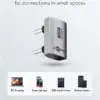 Adaptor USB-C3.1 mama - USB-C tata la 180 in forma de U Thunderbolt 3 /4 Goobay 74446 - imagine 6