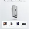 Adaptor USB-C3.1 mama - USB-C tata rotit vertical la 90 Thunderbolt 3 /4 Goobay 74443 - imagine 7